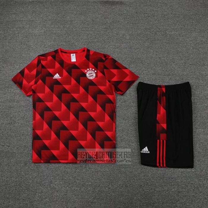 Chandal del Bayern Munich Manga Corta 2022-2023 Rojo - Pantalon Corto